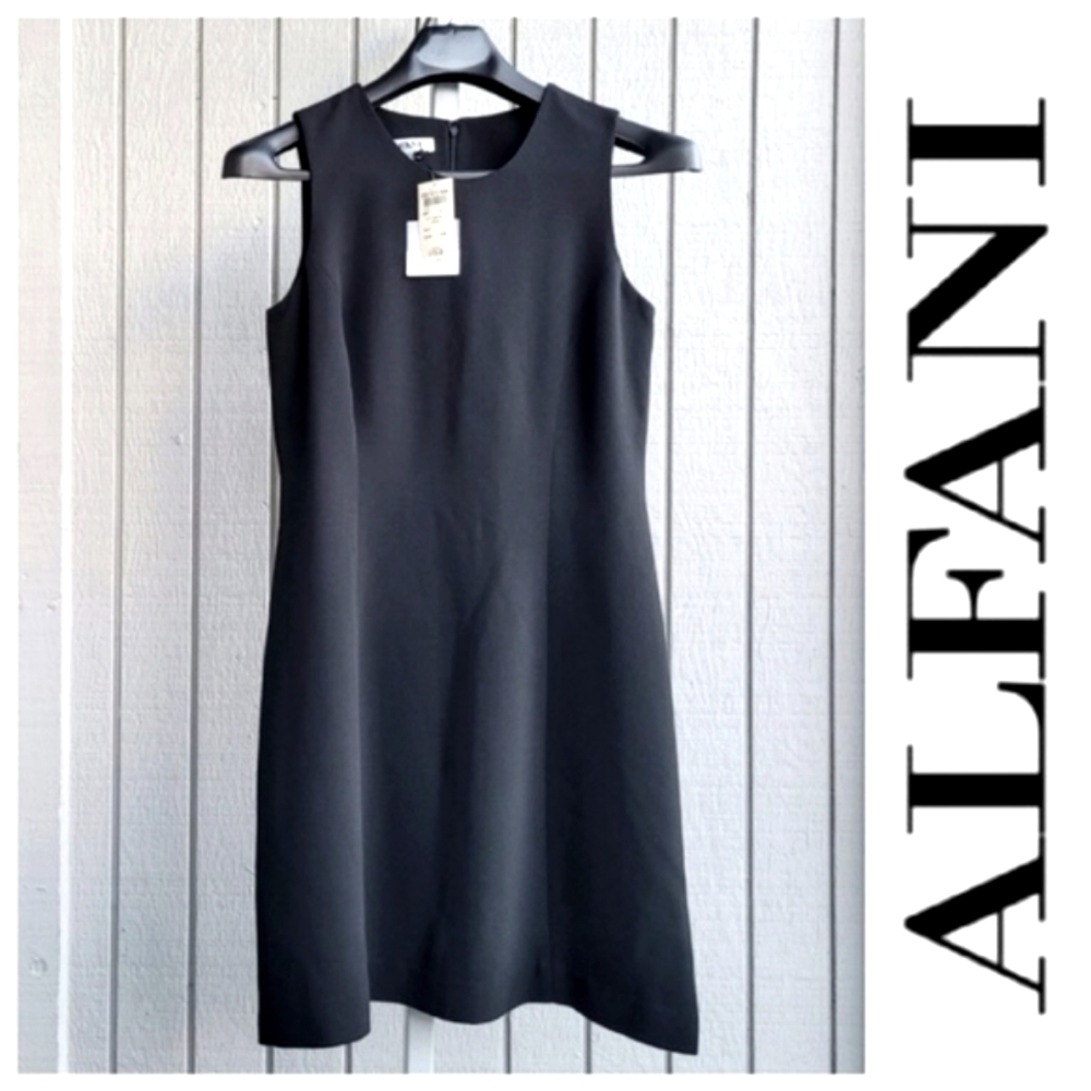 All Occasion Sheath Acetate Sleeveless Dress NEW Black | Alfani 2141 Pinata